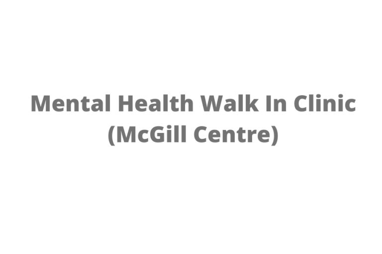 Mental helath walk in clinci McGill Centre 768x512